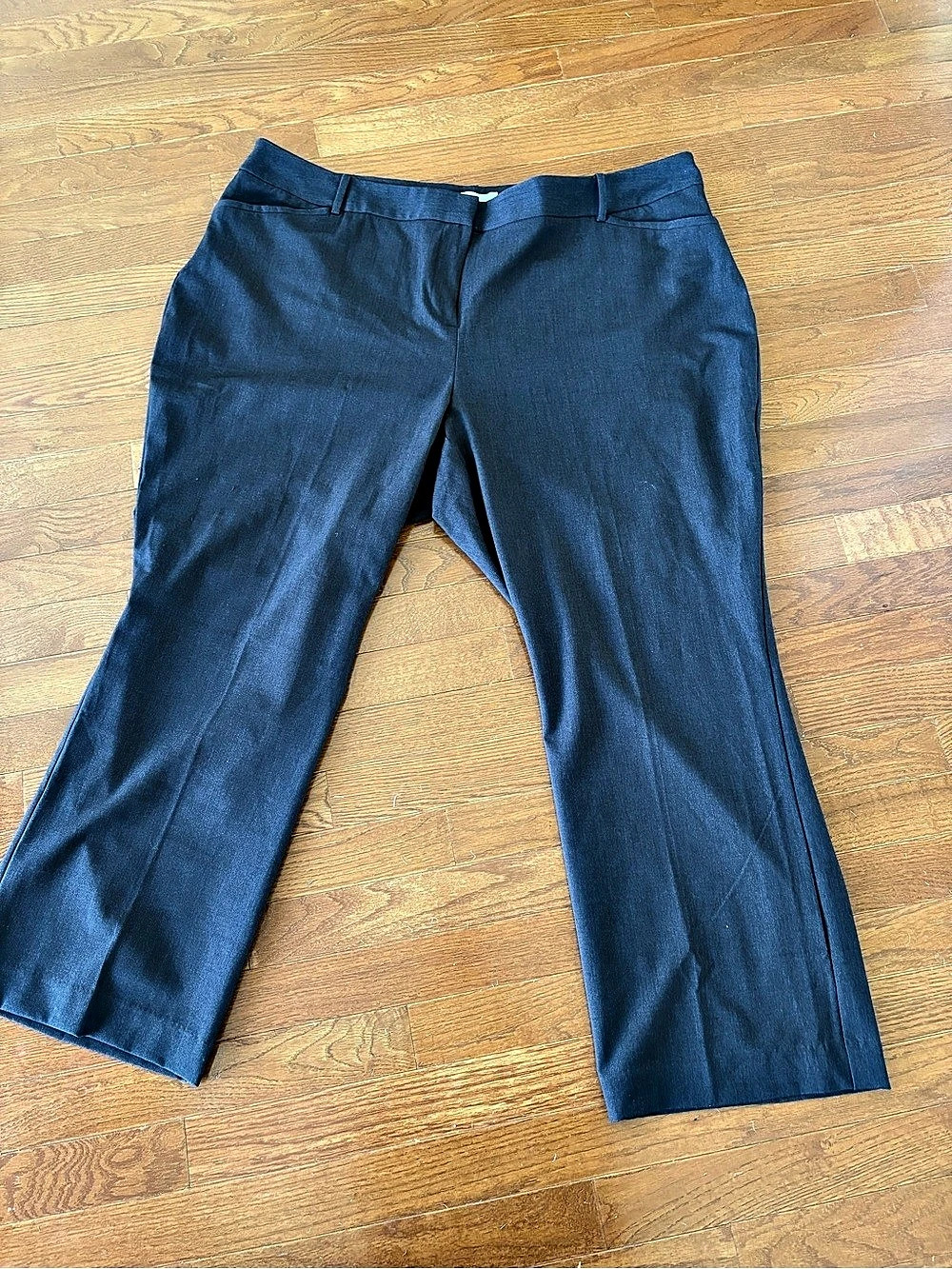 Liz Claiborne Audra Short Straight-Leg Pants Black Size 20W